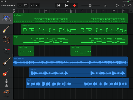 Garageband op de iPad voor kinderen