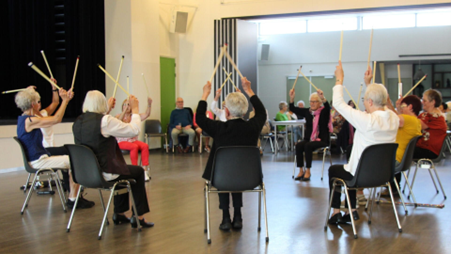 Cursus Muziek en Beweging met Ouderen