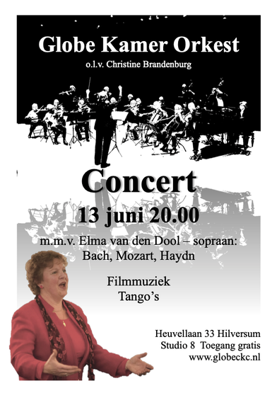 Concert Globe Kamer Orkest