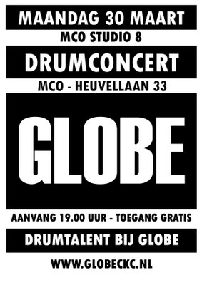 Drumconcert maandag 30 maart